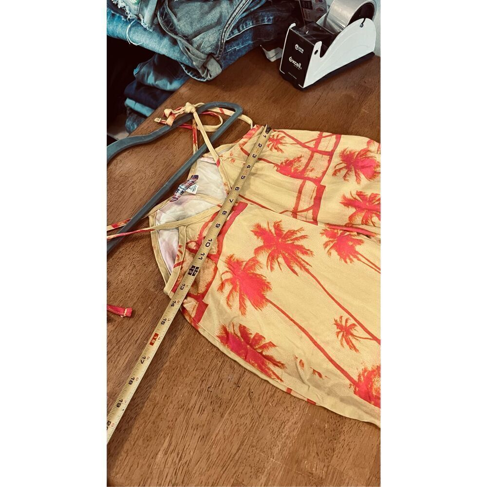 Urban Outfitters Tropical Palm Tree Romper Womens SZ 4 New - Picture 3 of 14